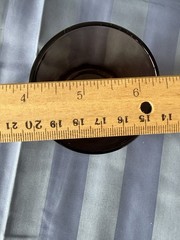 Set Of 6 VTG 1960s-1970s Vereco Tempered Brown Smoke Glasses 3″H 2.5″D France