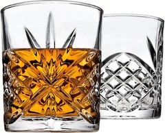 Elegant Set of 12 Dublin Starburst Etched Old Fashioned Glasses – Bridal Gifts