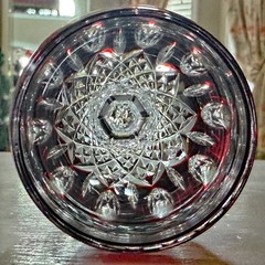 Waterford Crystal CLARENDON Cased Ruby Red Cordial 5 7/8″ Made Hungary