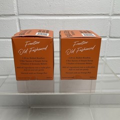 Bulleit Bourbon Rocks Glass Frontier Whiskey Limited Edition Set of 2