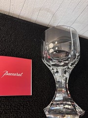 Baccarat Mercure White Wine Glasses Crystal H 14.5 Cm