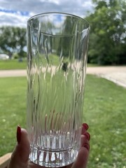 Set Of 5 RCR Royal Crystal Rock FIRE Highball Glasses Royal Crown Italy Barware