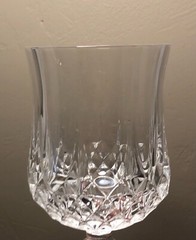 Vintage SET OF 6 CRISTAL D’ARQUES LONGCHAMP 17,5 cl LEAD CRYSTAL WINE GLASSES 