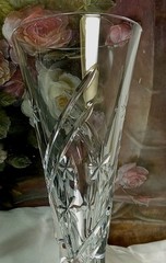 Rare NIB~PAIR Waterford Crystal *Wishes* Toasting Flutes, *Achievement* 139906