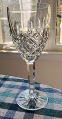 WATERFORD ARAGLIN CRYSTAL SET OF 4 WINE GLASSES 7 1/8” Excellent Used Condition
