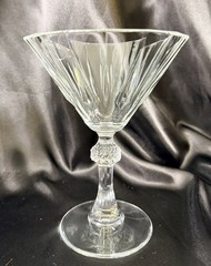 Set Of 2~Cellini~Martini Glasses~Clear Crystal~6”