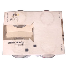 Vintage Libby Rose Patter Small Drinking Glasses Juice Tumblers- 6 Oz Set 4 USA