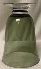 LENOX HOLIDAY GEMS FOREST GREEN WINE GLASS PEDESTAL FOOT DOUBLE OLD FASHIONED
