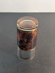 5 Barware MCM Culver 5.5″ Tumbler Glasses Tortoise Shell & Gold Retro Vtg