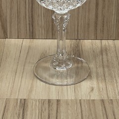 Cristal D’arques Durand Longchamp 24% Lead Crystal Wine Glass France Diamond Cut