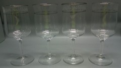 Lenox Crystal MOONSPUN Water Goblets SOLD IN SETS OF FOUR More Items Here BEST