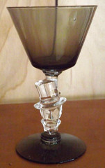 Vintage Knickerbocker Top Hat Cocktail Martini Glass