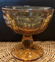VTG Provincial ~ By Noritake Sherbert/ Champ Set 4 Amber ~ EUC ~ Discontinued