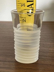 Salviati Murano Italy Shot Glasse Bar Beautiful Single Art Home Bar Flaw
