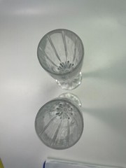 Mikasa Park Lane Crystal Fluted Champagne Flutes Glasses 8 5/8″ 6oz S/2 C77