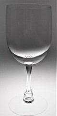FOSTORIA FASCINATION CLEAR WATER GOBLETS 6 3/4″ EXCELLENT!! SIGNED