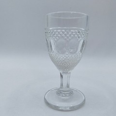 1914 EAPG Indiana Glass Co No 30 (OMN) Cordial Glass Set of 2 AKA Dew & Raindrop