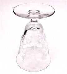 Morgantown Mayfair Etched Clear Crystal Stemware Water Juice Glasses Vintage