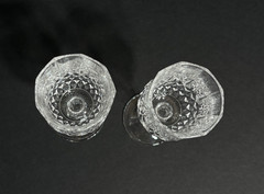 Cristal D’Arques Durand Longchamp Cordial Glasses Set of 2 France 2oz Crystal