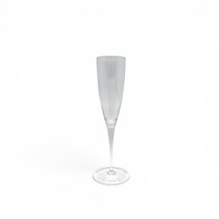 Tiffany Crystal Classic Champagne Flute Clear Y Shaped 9-1/4 7Pc Set Old T Mark