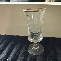 Vintage Celtic Glass Co Irish Sherry Cordial Shot Shamrock Set of 6