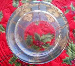 Snowman Double Old Fashioned Glass (es) 12 oz. Debbie Mumm Sakura Blue !