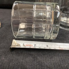 COCKTAIL GLASSES 8-OZ TO RIM ANCHOR HOCKING THICK RIBBED Set /4 VGUC