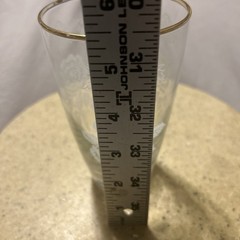 Vtg RARE Queen Esther Pattern Libbey Glassware 10 oz 1 Glass