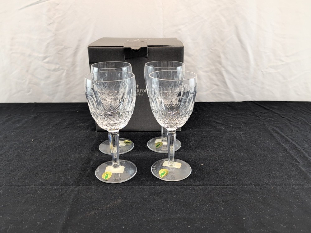 Waterford Crystal COLLEEN 7″ Tall Stem Goblet 10oz In box!
