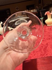 4 Vtg Libbey Granada Atomic Starburst Gold Platinum Footed Pilsner Glasses MCM