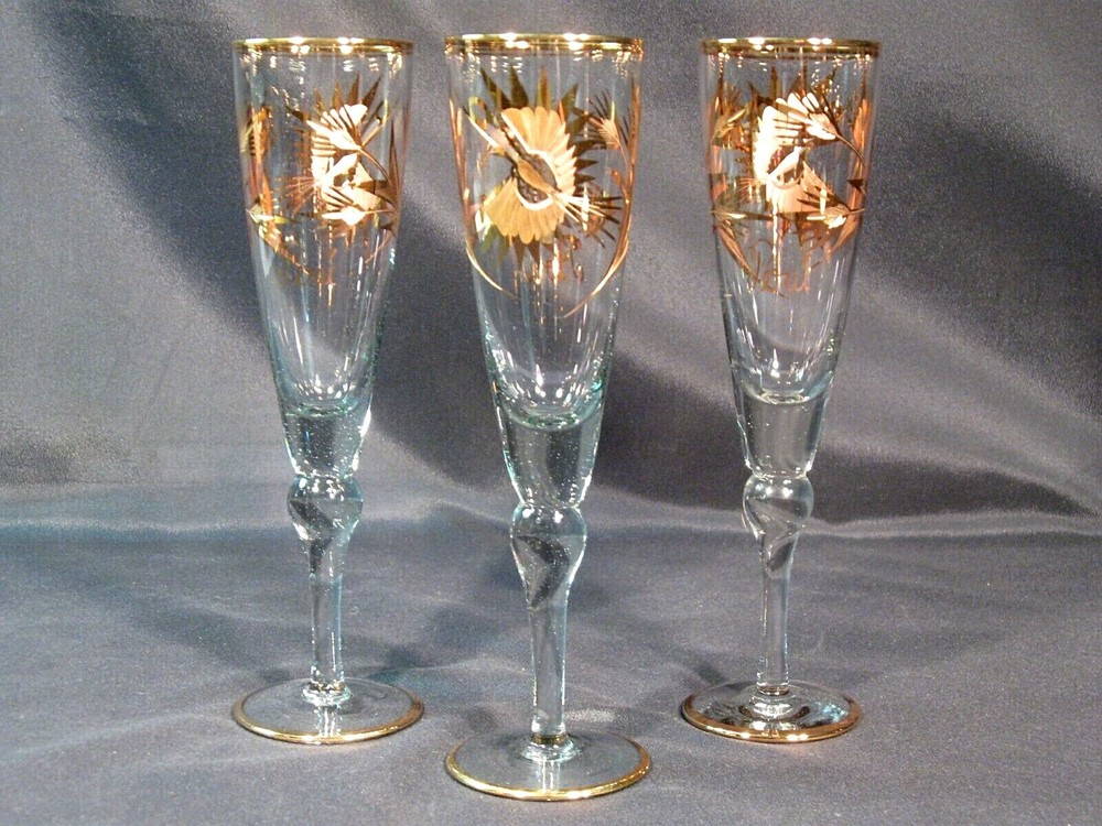 Artesania Tabuisa Peru Champagne Flutes Set of 3