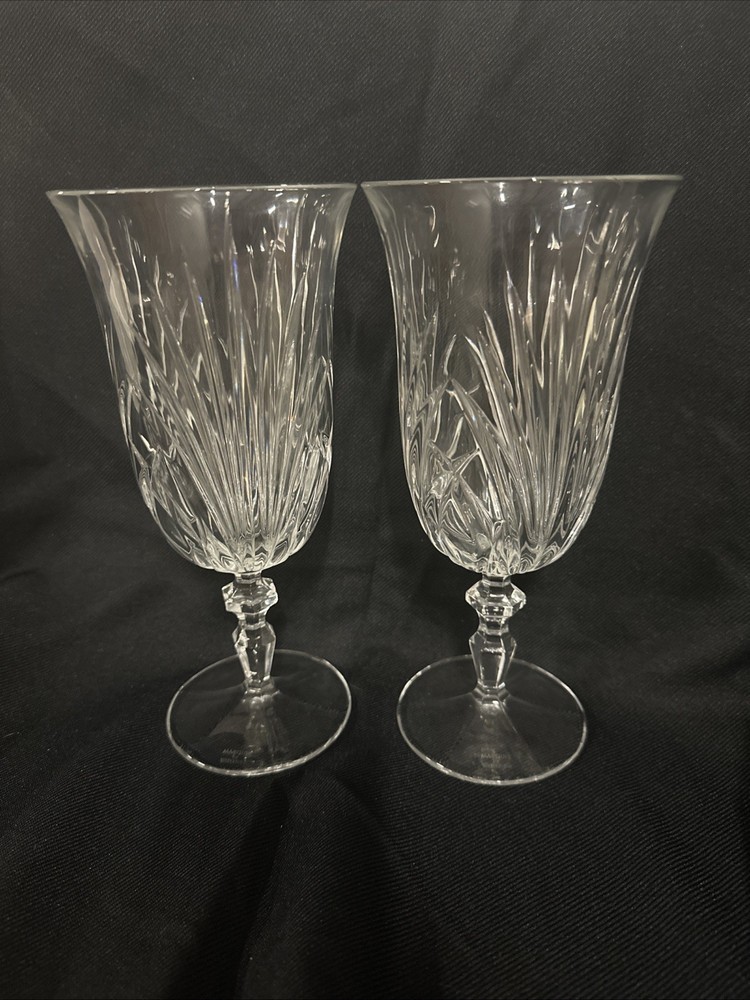 Marquis by Waterford Crystal Newberry Iced Beverage Glasses Set of 2
