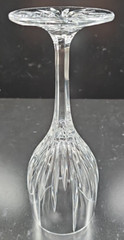 1) Lenox Starlight Water Goblet Elegant Crystal Clear Vertical Cut Etch Stemware
