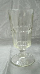 Vtg Indiana Glass #7346 Set of 2-8 5/8″ 16 oz Footed Beer Glasses Heavy NEW 2