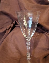 Rarity! Fostoria Mulberry Pattern Water/Wine Glass 1940s-1950s Vintage