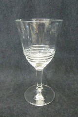 Vtg. 1930s Federal Glass #145 Pattern 6 3/4″ Water/Iced Tea Goblets Optic Ripple