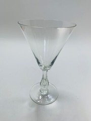 Kosta Boda GRACE Water Goblet Glass 6 7/8″ Bubble Stem Flared Crystal Sweden