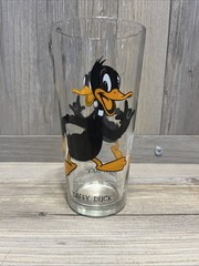 Vintage 1973 Daffy Duck Pepsi Collectors Series Drinking Glass Cup Warner Bros