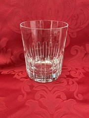 NIB FLAWLESS Unique BACCARAT Glass ROTARY Crystal TRIPLE DOF TUMBLER ICE HOLDER