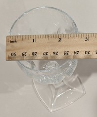 Cristal D’Arques-Durand Biarritz Canet Wine Glasses 6 oz 5.5″T Vintage, Set/4