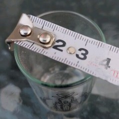 Vintage USSR Atomic Set of VODKA Glasses Mid Century Soviet Set