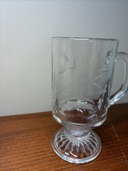 Vintage Princess House Crystal Heritage Irish Coffee Mug Glass Single 1980’s