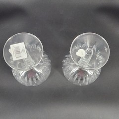 Set of 2 Waterford Crystal Millenium Collection «Love» Toasting Goblets Wine