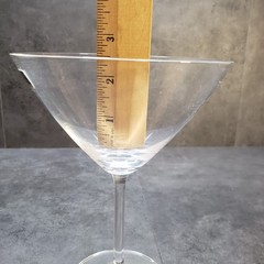 Crystalite Bohemia Czechoslovakia Republic Crystal Martini Glasses