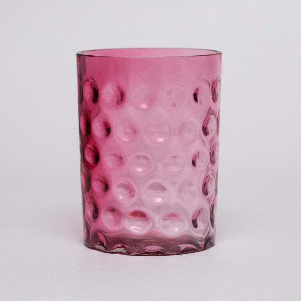 Pink Optic Inverted Thumbprint Small Dots 3 11/16″ #7