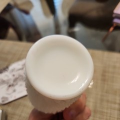 Small Hobnail Milk Glass Tumbler or Beaker – Translucent White