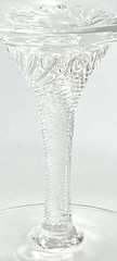 Pretty Twisted Stem Champagne Glasses 5 1/4″ Set of Four