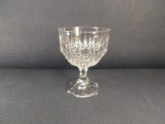 Fostoria Crystal Stratton Pattern Champagne Sherbet Glass 5 3/8″