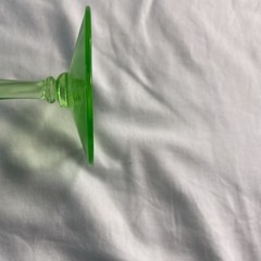 A Set of Four Tiffin Twist Wine Water Glasses 7.5 Inches