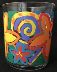 Vintage, New In Box, DOF’s Set of 4 Acrylic Pina Colada Glasses, WC Designs